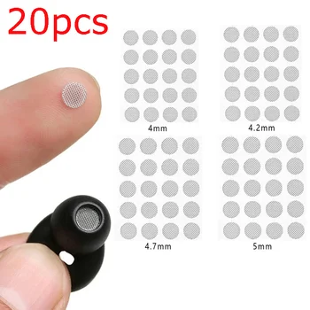 1/20PCS Hoofdtelefoon Stofdichte Nylon Mesh 4 mm 4.2 mm van 4.7 mm 5 mm Accessoires DIY Filter In-Ear Hoofdtelefoon Vervangende Accessoires