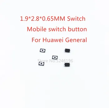 10-100 stuks 1.9*2.8*0.65 MM-1.9x2.8x0.65MM Voor Huawei Algemene Voelbare Druk Knop Schakelaar Tact 4-Pins Micro-Schakelaar SMD voor Mobiele