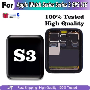 100% NIEUW Voor Apple-Horloge-Serie 3 GPS Voor de iWatch Serie 3LTE 38mm 42mm LCD Display Scherm voor Touch Digitizer Vergadering