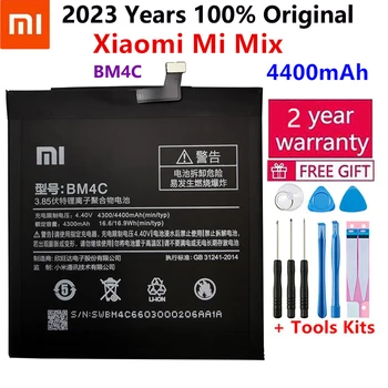 100% Originele Batterij BM4C Batterij bm4c voor Xiaomi Mi Batterijen BM 4C Accu Voor Xiaomi Mi Mix van Hoge Kwaliteit 4400mAh bm 4c