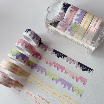 15mm*30mm INS Verloop Washi Tapes Vriendelijke Taal Masking Tape Dagboek Briefpapier Sticker DIY Decor Journal Plakband