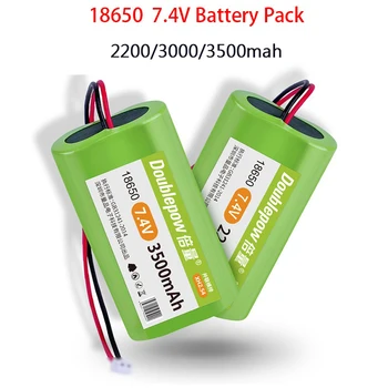 18650 7,4 V lithium batterij 2200mAh/3000mAh/3500mAh batterij pack megafoon luidspreker met gegevensbescherming