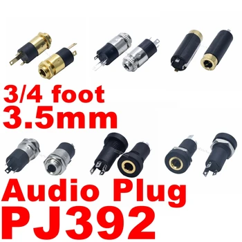 1pcs PJ392 Stereo Female Sockect Jack 3.5 Audio-Aansluiting voor Hoofdtelefoon 3,5 mm Stereo-Koptelefoon voor Audio en Video Jack Plug
