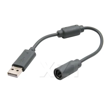 1pcs Voor Microsoft Xbox 360 Wired Controller Gamepad USB-Breakaway Extension Kabel op de PC Converter Adapter kabel met een PC spel