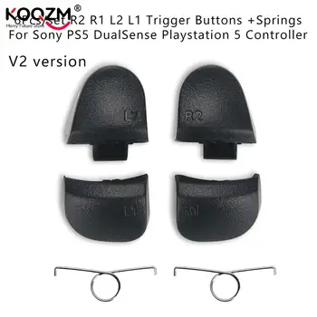 1set L1 R1 L2 R2 Trigger Knoppen Knop met Veer Voor PS5-Controller (DualShock 5 Vervangende Controller Delen Game Accessoires