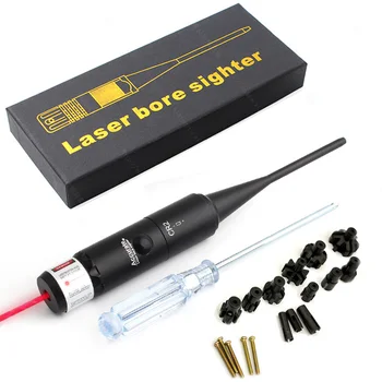 2 Soorten Mini Red Dot Laser Bore Sighter Kalibratie Laser Scope Kit Voor 0.17-0.78/0.22-0.50 Kaliber Collimator Kalibrator