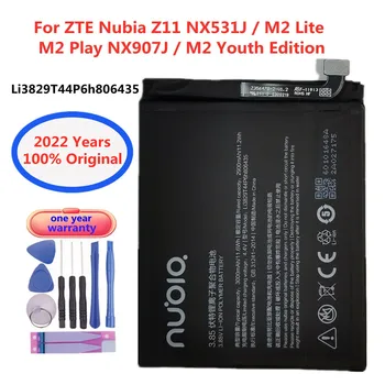 2022 jaar 100% Originele batterij 3000mAh Li3829T44P6h806435 Voor ZTE Nubia Z11 NX531J M2 Lite M2 Jeugd Edition M2 Spelen NX907J