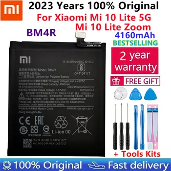 2023 Jaar Xiao Mi Originele BM4R Batterij Voor Xiaomi Mi 10 Lite 5G BM4R Echte Vervanging van de Batterij van de Telefoon 4160mAh Met Gratis Tools