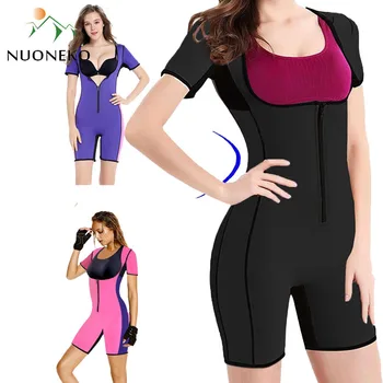 2023 Vrouwen Bodysuit Sauna Jumpsuit Taille Trainer Korsetten Neopreen Body Shaper Vrouwen Afslanken Volledige Vorm Ondergoed Corrigerend YG01