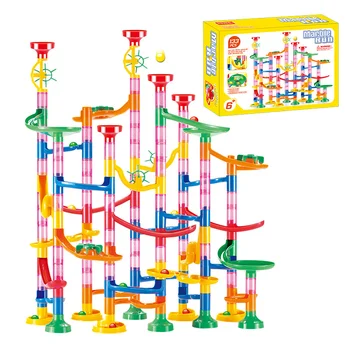 29-142PCS Marmeren Lopen bouwstenen Knikkers Schuif Speelgoed Voor Kinderen DOE-Creativiteit Constructor Educatief Speelgoed aan Kinderen Cadeau