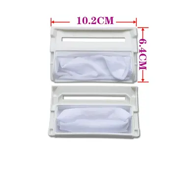2Pcs Mesh Filter Bag stoffilters voor LG Automatische wasmachine 5231FA2239N-2S.W.96.6 onderdelen