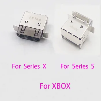 2PCS te Repareren Deel Voor de Xbox-Serie X / S-Console HDMI -compatibele Poort Interface Aansluiting Aansluiting Aansluiting Voor X SX SS