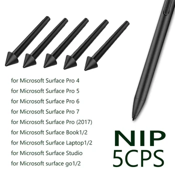 3/5 STUKS HB 2H H Vullen Duurzaam Stylus Pen Penpunt Met een Hoge Gevoeligheid Voor de Surface Pro 4/5/6/7 Oppervlak Map1/2 Vervangende penpunten