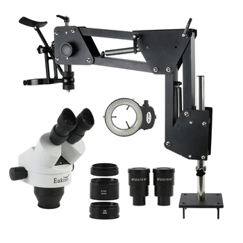 3.5 X-90X 180X Binoculaire stereomicroscoop Vergroter Staan Diamond Instelling Microscopio LED-lichtbron Voor Sieraden Optische Instrumenten