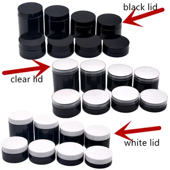 30pcs/stuk 200 ml 250 ml Plastic Cosmetische Crème Pot Plastic Pot Storage jar-PET-Container Lege Conservenblikken 50/80/100/120/150ml