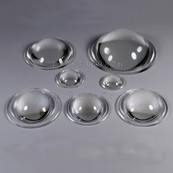 36 42 45 50 66mm Acryl Plano-convex Lens Transparante oppervlak LED Zaklamp photics Verlichting