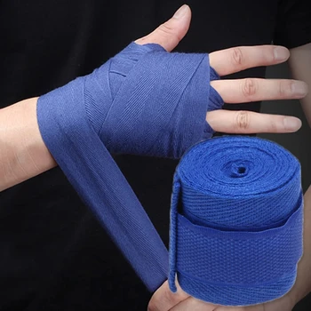 3M Katoen Boks Bandage Wrist Wraps Bestrijden Beschermen Boksen Sport Kickboksen en Muay Thai Handbands Training Concurrentie Handschoenen