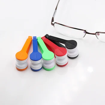 3Pcs Mini zonnebril Brillen Microfiber Brillen Reiniger Zachte Borstel Schoonmaak Tool Microfiber Bril Brillen Reiniger