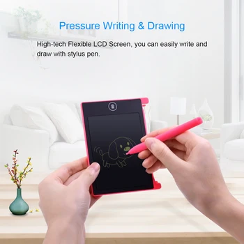 4.4 Inch LCD-Writing-Tablet-Mini Digital Graphic Tablet Elektronische Handschrift Raad tekenblok Kladblok tekentafel