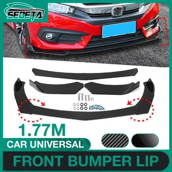 4/5 ST Auto laadschep Lip Carbon Bumper Beschermende Wind Decoratie Accessoires ABS Voor Toyota Voor Honda