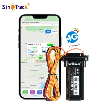 4G Mini Tracker ST-901L Waterdicht Ingebouwde Batterij GPS Auto gps voertuig apparaat motorfiets met online tracking software