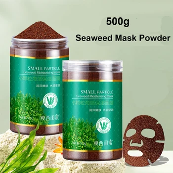 500g Melk Zeewier Jelly Masker Poeder Kleine Deeltjes van mariene algen Hydraterende Masker Modder Zorgvuldige Krimpt Poriën van de Huid Zorg Product
