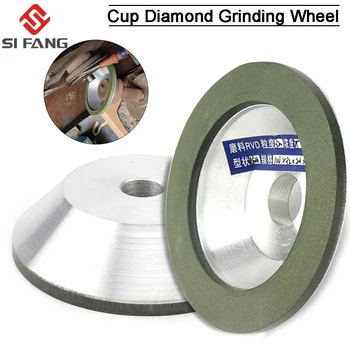 5inch 125mm Diamant slijpschijf Cup Molen Cirkel Snijden Schijven voor Hardmetalen Frees Slijpsteen 1Pcs 150-400#