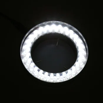 60 LED Verstelbare Ring Licht verlichting Lamp voor STEREO ZOOM Microscoop de Microscoop van de EU Stekker