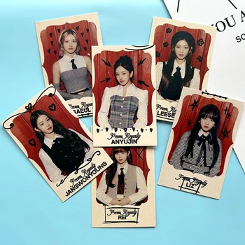 6Pcs/Set Kpop IVE Lomo Kaarten Nieuwe Album Na, Zoals Foto-Afdrukken Kaarten koreaanse Mode Ansichtkaarten voor de Fans Gaven