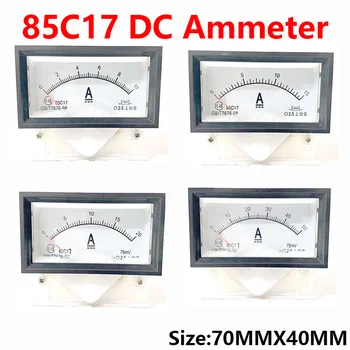 85C17 DC 1A 2A 3A 5A 10A 15A 20A 30A 50A 75A 100A Analoge Huidige Paneel Meter Ampèremeter voor Circuit Testen Ampere Meter Tester