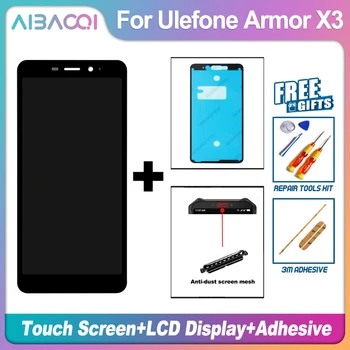 AiBaoQi gloednieuwe Touch Scherm+LCD Beeldscherm Vervangen Voor Ulefone Armor X3 X5 Pro X5 X6 X7 X7 Pro X8 X9 Telefoon