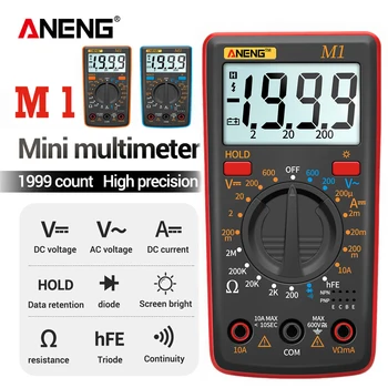 ANENG M1 Digitale Multimeter esrMeter Multimetro Tester Digitale True-Rms-Multimeter Testers Multi Meter Richmeters Dmm 400a 10A