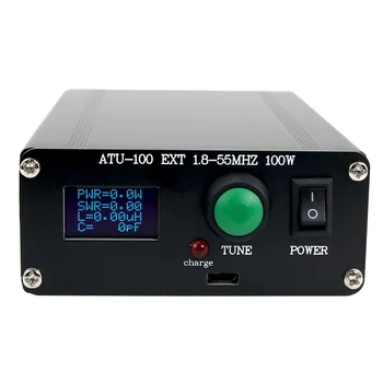 ATU-100 Automatische Antenne Tuner OLED-Scherm van 1,8-50MHz 3.2 Firmware Geprogrammeerd Open Source Kortegolf