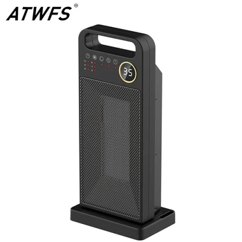 ATWFS PTC-Verwarmingselement voor een Kamer Afstandsbediening Elektrische Verwarming Touch Screen Kachels Huishouden Verticale 120 Graden Schudden het Hoofd Verwarming