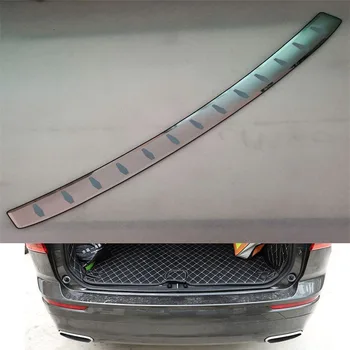 Auto-Accessoires Voor de Volvo Xc60 2018-2022 Scuff Plate/deurdrempel Achter Bumper Beschermer Vensterbank Stam Plaat van het Loopvlak Trim auto stickers
