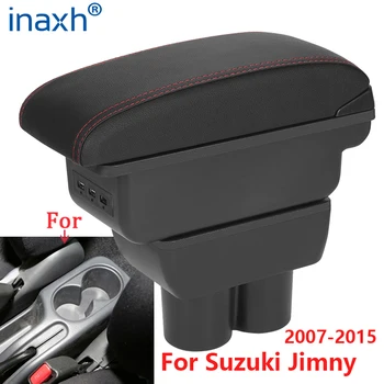 Auto Armsteun Voor de Suzuki Jimny bergvak tussen de voorstoelen Interieur details 2007-2015 Onderdelen speciale Retrofit delen opbergbox auto accessoires