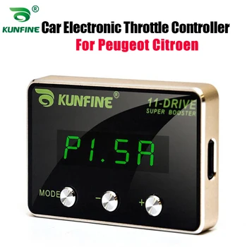 Auto Elektronische Gashendel Controller Racing Accelerator Krachtige Booster Voor Peugeot Citroën Tuning Onderdelen Accessoire