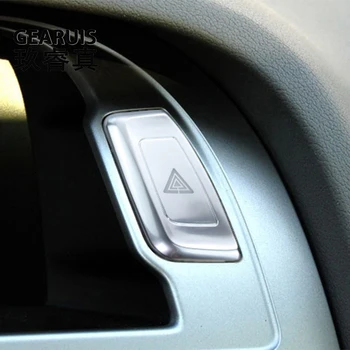 Auto Styling Voor Audi A4 S4 B8 A5 S5 RS4 RS5 2009-2016 noodknipperlichten Flasher Waarschuwing Licht Schakelaar Knop Cover Sticker Trim