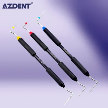 AZDENT Tandheelkundige Endo Hand Plugger Vul Instrument NITI-Tip #0 #1 #2 Tandarts Tandheelkunde Tools