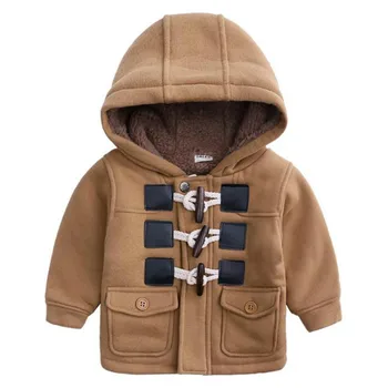 Baby Jongens Jas Jas Kinderen Winter Shirts Kids Bovenkleding Kleding Baby Warme Dikke Overjas Uitloper Trui Fur Foat Tops