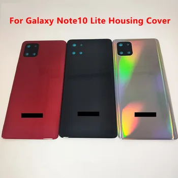 Behuizing Cover Voor SAMSUNG Galaxy Note 10 Lite Note10 Lite Batterij Back-Cover Deur Achter Geval Met Camera Lens