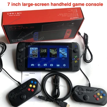 Best Verkopende PS7000 game console HD Retro Draagbare 7 Inch Handheld Video Game Console 6000+ Games Handheld Game console Speler