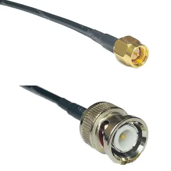 BNC Plug Male Naar SMA-Male Connector Antenne verlengkabel RG174 Pigtail
