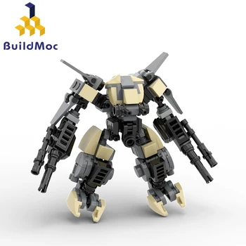 Buildmoc BattleTeched Militaire Armor Mech-Robots Ideeën MOC Set bouwstenen Speelgoed voor Kinderen Kinderen Geschenken Speelgoed 176PCS Bakstenen