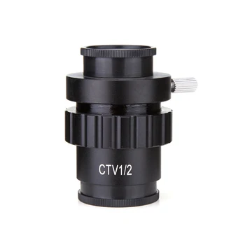 CTV 1/2 1/3 1X Adapter 0,3 X 0,5 X C-mount Lens Adapter Voor SCM-Video Digitale Camera Trinoculaire stereomicroscoop Accessoires