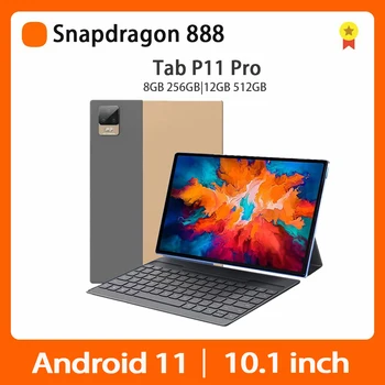 De globale Versie van Android 11 Tab P11 Pro Tablet Snapdragon 888 12GB RAM 512 GB ROM 10.1 Inch Tablet 8800mAh 5G Netwerk Tablet Pc