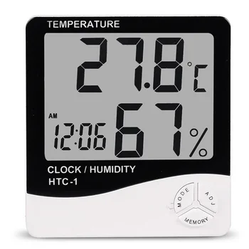 Digitale Thermometer, Hygrometer Binnen Weerstation Voor Home Mini Kamer Thermometer De Temperatuur Vochtigheid Monitor