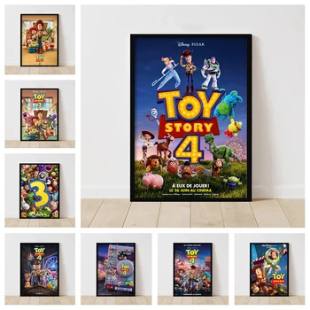 Disney Classic Cartoon TV-Film Toy Story Posters Canvas Schilderij Kunst aan de Muur Home Decor Foto ' s Voor Woon-kinderkamer Decoratie