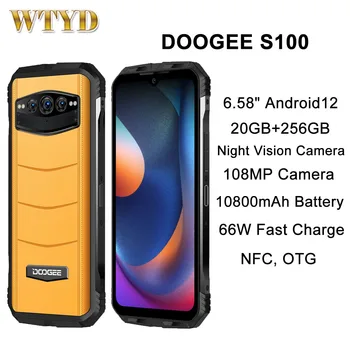 DOOGEE S100 Robuuste Telefoon 108MP Camera Night Vision 20GB+256GB 6.58