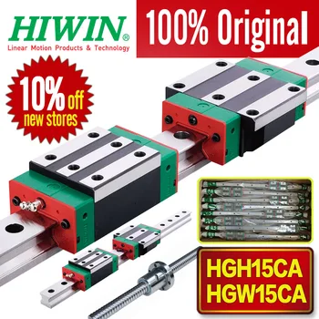 Echte HIWIN MERK HGH15CA HGH20CA HGH25CA lineaire vervoer Lineaire Rail CNC Delen 300MM 400MM 500MM 600MM